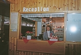 Personal i receptionen i Ånnaboda Fritidscenter, december 1992
