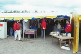 Marknadsstånd  på vildmarksmässan i Ånnaboda, maj 1991