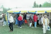 Tavlor med djurmotiv på Vildmarksmässan i Ånnaboda, maj 1991