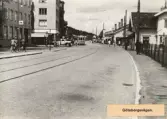 Göteborgsvägen vid Mölndalsbro, år 1943.