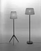 Två golvlampor