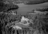 Flygfoto över Ulfshytte herrgård.