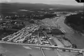 Flygfoto över Vansbro.