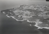Flygfoto över Tällberg, år 1947-1949.