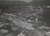 Flygfoto över Tuna Hästberg år 1950.