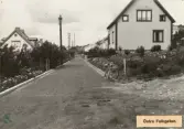 Bostadsbebyggelse vid Östra Falkgatan i Brännås, Mölndal, år 1943.