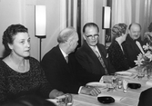 Matgäster vid Elverkets 50-årsjubileum, 1958-01-02