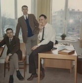 Manlig personal på Elverkets ritkontor, 1967