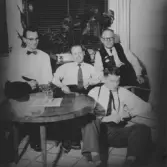 Privat fest med personal från gas- och elverket, 1950-tal