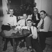 Privat fest med personal från gas- och elverket, 1950-tal