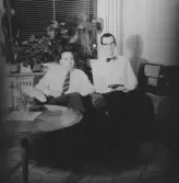 Privat fest med personal från gas- och elverket, 1950-tal