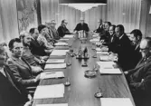 Styrelsesammanträde på Örebro stads industriverk, 1970-tal