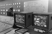 Personal i kraftverkets kontrollrum, 1970
