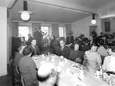 Musikunderhållning på elverkets julfest, 1957