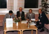 Kontraktskrivning på Örebro Energi, 1986