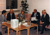 Kontraktskrivning på Örebro Energi, 1986