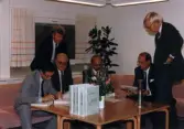 Kontraktskrivning på Örebro Energi, 1986