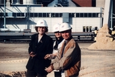 Trio i hjälmar på Åbyverken, 1990-tal