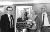 Uppvaktning av Örebro Energis siste '50-åring', 1988