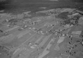 Flygfoto över Åberga, Orsa kommun, år 1950.