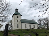 Exteriörbild, Skärvs kyrka, Skara kommun, Västra götalands län.