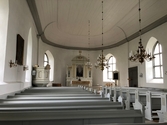 Interiörbild, Skärvs kyrka, Skara kommun, Västra götalands län.