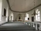 Interiörbild, Skärvs kyrka, Skara kommun, Västra götalands län.