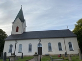 Exteriörbild, Skallmeja kyrka, Skara kommun, Västra götalands län.