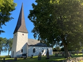 Exteriörbild, Västra Gerums kyrka, Skara kommun, Västra götalands län.