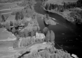 Flygfoto över Öje kapell 1962.