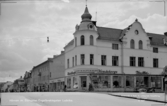 Hörnan av Storgatan-Engelbrektsgatan Ludvika.