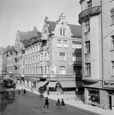 Övergångsställe på Storgatan, 1970-tal