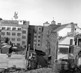 Rivning på Fredsgatan 4, 1970-tal