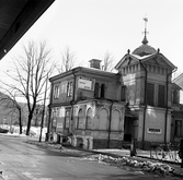 Fastighet i hörnet Slottsgatan och Fredsgatan, 1970-tal