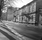 Slottsgatan mot söder och Örebro slott, 1970-tal