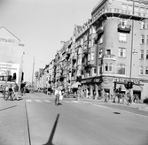 Storgatan mot norr från Järntorget, 1970-tal
