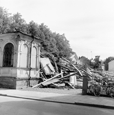 Rivning på Fredsgatan 18, 1970-tal