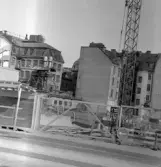 Rivning på Östra Bangatan 36, 1970-tal