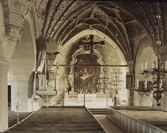 Interiör av Stora Skedvi kyrka.