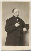 Porträtt på Mandin Anders Nilsson född 1 februari år 1816 i Göteborg. Borgare 15 december år 1845. Klädeshandlare och även ciggarrhandlare. Flyttade till Stockholm år 1869