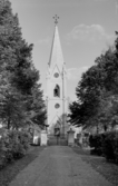Stjärnsund, kyrka. Stjärnsunds kyrka år 1949. Läs mer om Stjärnsunds kyrka i boken: Dalarnas kyrkor i ord och bild.