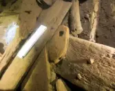 Blocket är intakt och identiskt med de som påträffats på Mary Rose (1545) i England (muntligen Olof Pipping).