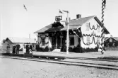 Svartåbanans invigning vid Fjugesta station, 1897