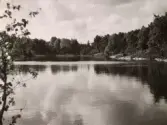 Sjön Södra Långvattnet i Mölndal, okänt årtal.