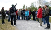 Samling vid guide på Miljöombudens dag, 2007-05-10