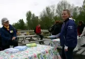 Tre priser på bordet vid Miljöombudens dag på naturenshus, 2007-05-10
