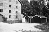 Garage vid Tegelmagasinet på Karlslunds herrgård, 1981