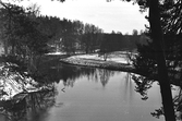 Vy från Karlslunds herrgård över Svartån, 1981