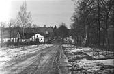 Vägen från Karlslunds herrgård ner till stallet och andra byggnader, 1981