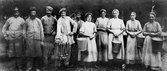 Lantarbetare på Karlslunds herrgård, 1910-tal